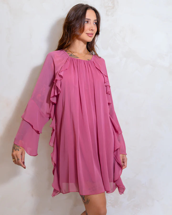 Vestido Amplo Boho Bella - Toque de Seda