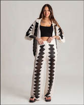 Conjunto Calça + Camisa em Tricot Noronha