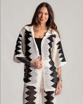 Conjunto Calça + Camisa em Tricot Noronha