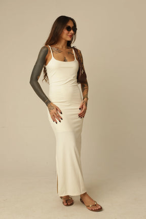 Vestido Poliamida Alcinhas Finas