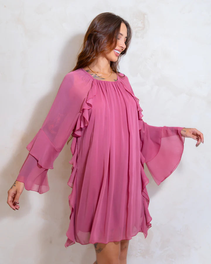 Vestido Amplo Boho Bella - Toque de Seda