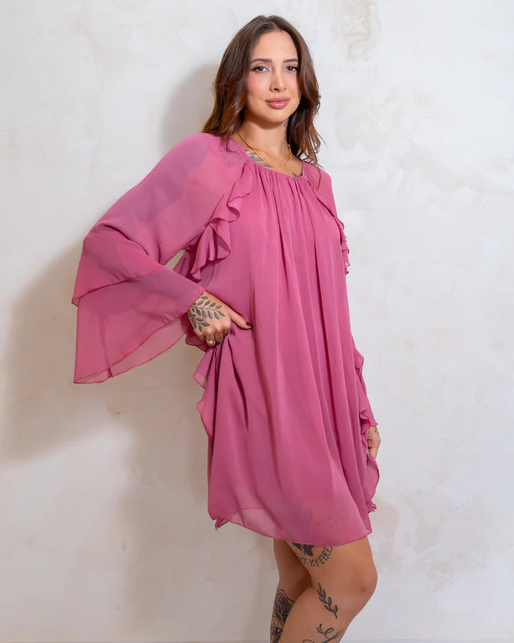 Vestido Amplo Boho Bella - Toque de Seda