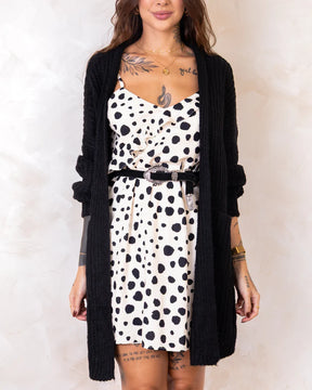 Vestido Poá Desconstruído - Alcinhas